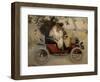 Ramon Casas and Pere Romeu in a Motor Car. 1901-Ramon Casas i Carbó-Framed Giclee Print