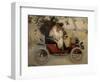 Ramon Casas and Pere Romeu in a Motor Car. 1901-Ramon Casas i Carbó-Framed Giclee Print