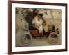 Ramon Casas and Pere Romeu in a Motor Car. 1901-Ramon Casas i Carbó-Framed Giclee Print