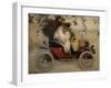 Ramon Casas and Pere Romeu in a Motor Car. 1901-Ramon Casas i Carbó-Framed Giclee Print