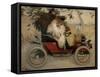 Ramon Casas and Pere Romeu in an Automobile-Ramon Casas-Framed Stretched Canvas