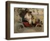 Ramon Casas and Pere Romeu in an Automobile-Ramon Casas-Framed Giclee Print