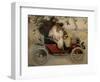 Ramon Casas and Pere Romeu in an Automobile-Ramon Casas-Framed Giclee Print