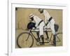 Ramon Casas and Pere Romeu on a Tandem-Ramon Casas Carbo-Framed Art Print