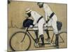 Ramon Casas and Pere Romeu on a Tandem-Ramon Casas Carbo-Mounted Art Print