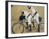 Ramon Casas and Pere Romeu on a Tandem-Ramon Casas Carbo-Framed Art Print