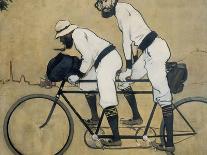 Ramon Casas and Pere Romeu on a Tandem-Ramon Casas Carbo-Art Print