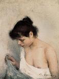 Study-Ramon Casas Carbo-Art Print