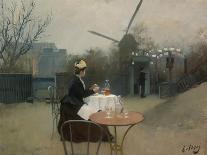 Eating Al Fresco (Plein Air). Ca. 1890-91-Ramon Casas i Carbó-Stretched Canvas