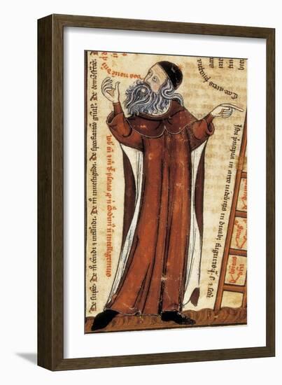 Ramon Llull (1232-1315) Majorcan Writer, Philosopher, and Franciscan Tertiary-null-Framed Art Print