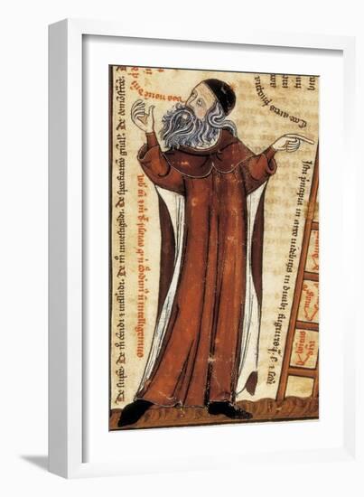 Ramon Llull (1232-1315) Majorcan Writer, Philosopher, and Franciscan Tertiary-null-Framed Art Print