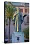 Ramon Llull Statue, Palma, Mallorca, Spain, Europe-Neil Farrin-Stretched Canvas