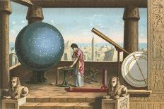 Ptolemy in the Observatory in Alexandria-Ramon Puiggari-Mounted Giclee Print