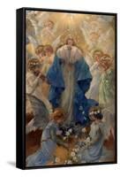 Ramón Pulido Fernández / 'The Immaculate Conception'. 1906. Oil on canvas.-RAMÓN PULIDO FERNÁNDEZ-Framed Stretched Canvas