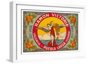 Ramon Victoria Oranges-null-Framed Art Print