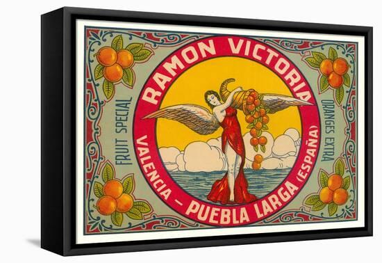 Ramon Victoria Oranges-null-Framed Stretched Canvas