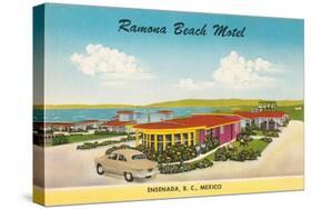 Ramona Beach Motel, Ensenada, Mexico-null-Stretched Canvas