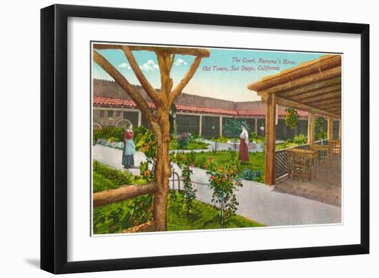 Ramona's Marriage Place, Old Town, San Diego, California-null-Framed Art Print