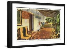 Ramona's Marriage Place, Old Town, San Diego, California-null-Framed Art Print