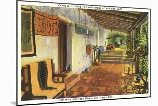 Ramona's Marriage Place, Old Town, San Diego, California-null-Mounted Art Print