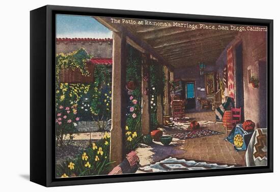 Ramona's Marriage Place, Old Town, San Diego, California-null-Framed Stretched Canvas