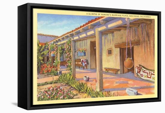 Ramona's Marriage Place, Old Town, San Diego, California-null-Framed Stretched Canvas