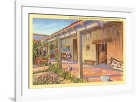 Ramona's Marriage Place, Old Town, San Diego, California-null-Framed Art Print