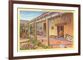 Ramona's Marriage Place, Old Town, San Diego, California-null-Framed Art Print