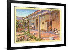 Ramona's Marriage Place, Old Town, San Diego, California-null-Framed Art Print