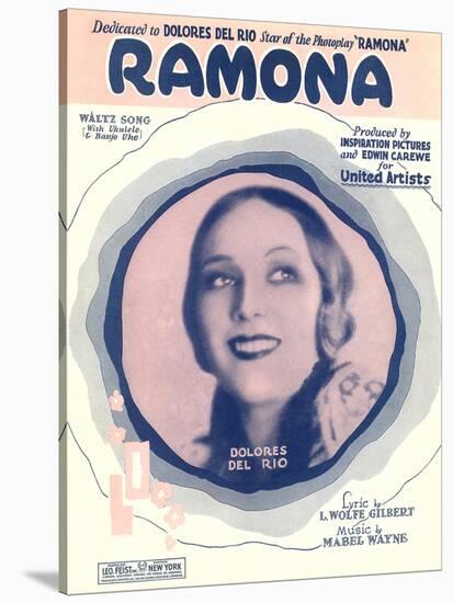 Ramona Waltz Sheet Music-null-Stretched Canvas