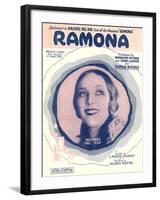 Ramona Waltz Sheet Music-null-Framed Art Print