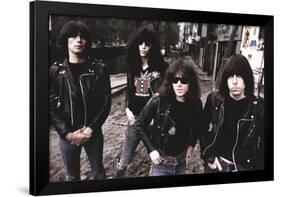 Ramones-Amsterdam 1977-null-Framed Poster