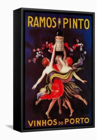 Ramos Pinto Vintage Poster - Europe-Lantern Press-Framed Stretched Canvas