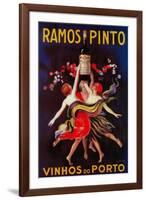 Ramos Pinto Vintage Poster - Europe-Lantern Press-Framed Art Print