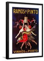 Ramos Pinto Vintage Poster - Europe-Lantern Press-Framed Art Print