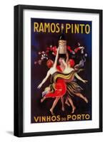 Ramos Pinto Vintage Poster - Europe-Lantern Press-Framed Art Print