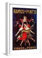 Ramos Pinto Vintage Poster - Europe-Lantern Press-Framed Art Print