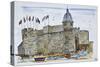 Ramparts and main gate of Concarneau, Brittany, France-Richard Lawrence-Stretched Canvas