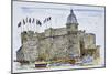 Ramparts and main gate of Concarneau, Brittany, France-Richard Lawrence-Mounted Photographic Print