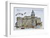 Ramparts and main gate of Concarneau, Brittany, France-Richard Lawrence-Framed Photographic Print