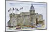 Ramparts and main gate of Concarneau, Brittany, France-Richard Lawrence-Mounted Photographic Print