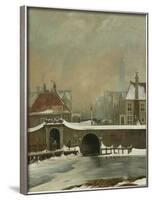 Ramparts in Amsterdam During Winter-Wouter Johannes van Troostwijk-Framed Art Print