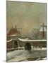 Ramparts in Amsterdam During Winter-Wouter Johannes van Troostwijk-Mounted Art Print