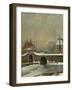 Ramparts in Amsterdam During Winter-Wouter Johannes van Troostwijk-Framed Art Print