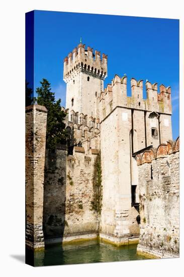 Ramparts of Scaliger Castle Dating from The13th Century-Nico-Stretched Canvas