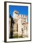 Ramparts of Scaliger Castle Dating from The13th Century-Nico-Framed Photographic Print