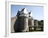 Ramparts of the Chateau Des Ducs De Bretagne, Nantes, Brittany, France, Europe-Levy Yadid-Framed Photographic Print