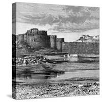 Ramparts of the Town and Citadel, Golconda, India, 1895-null-Stretched Canvas