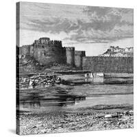 Ramparts of the Town and Citadel, Golconda, India, 1895-null-Stretched Canvas