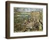 Ramparts, St. Malo-Maurice Brazil Prendergast-Framed Giclee Print